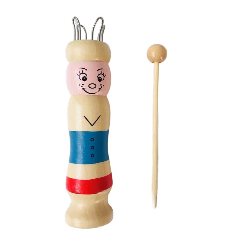 Wooden Doll French Knitter Kid - Pom Pom Maker Tool 评论和价格