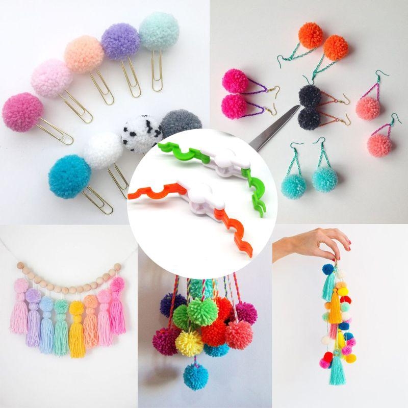 D8KF 2pcs Pom-Pom Maker for Fl - Pom Pom Maker Tool 评论和价格