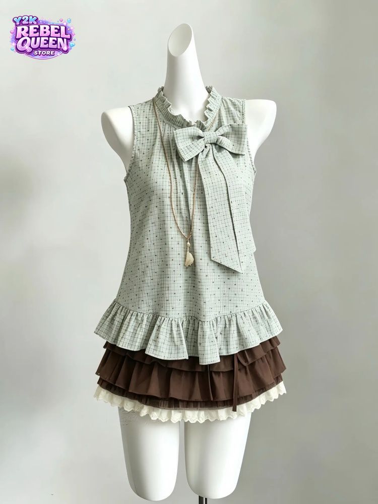Japanese Vintage sweeti 2-Piec - Elastic Lace Trim 评论和价格