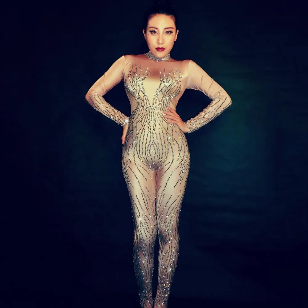 Sexy Nightclub Bar Women Stage - Rhinestone Banding Trim 评论和价格