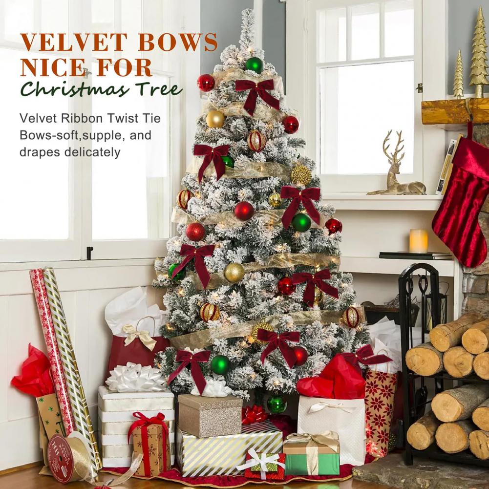 Christmas Bow Embellishment Ch - Christmas Craft Embellishment 评论和价格