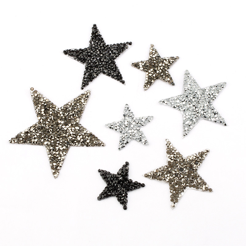 4/6/8cm Hotfix Jet Hematite St - Hotfix Rhinestone Sheet 评论和价格