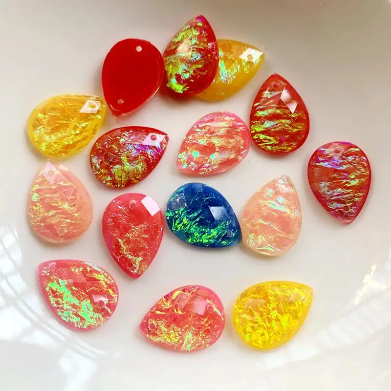 15pcs 13*18mm Tear drop Rhines - Sew On Rhinestone 评论和价格