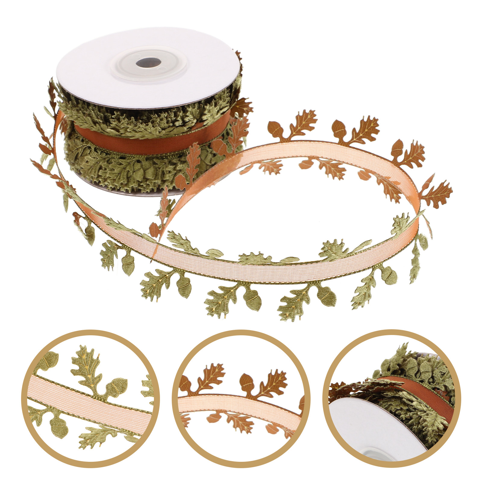 1 Roll Christmas Leaf Shape Cr - Christmas Craft Embellishment 评论和价格
