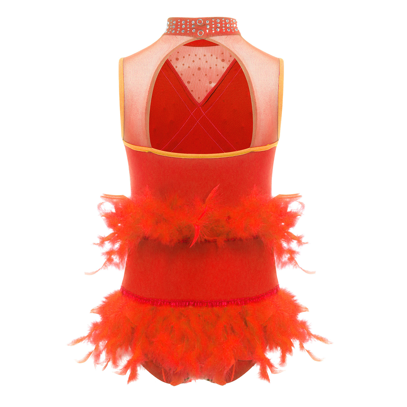 Kids Girls Latin Ballet Dance  - Rhinestone Banding Trim 评论和价格