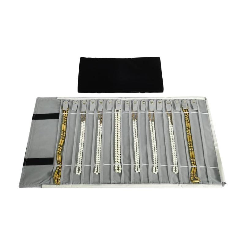 Travel Jewelry Organizer Case  - Velvet Ribbon Roll 评论和价格
