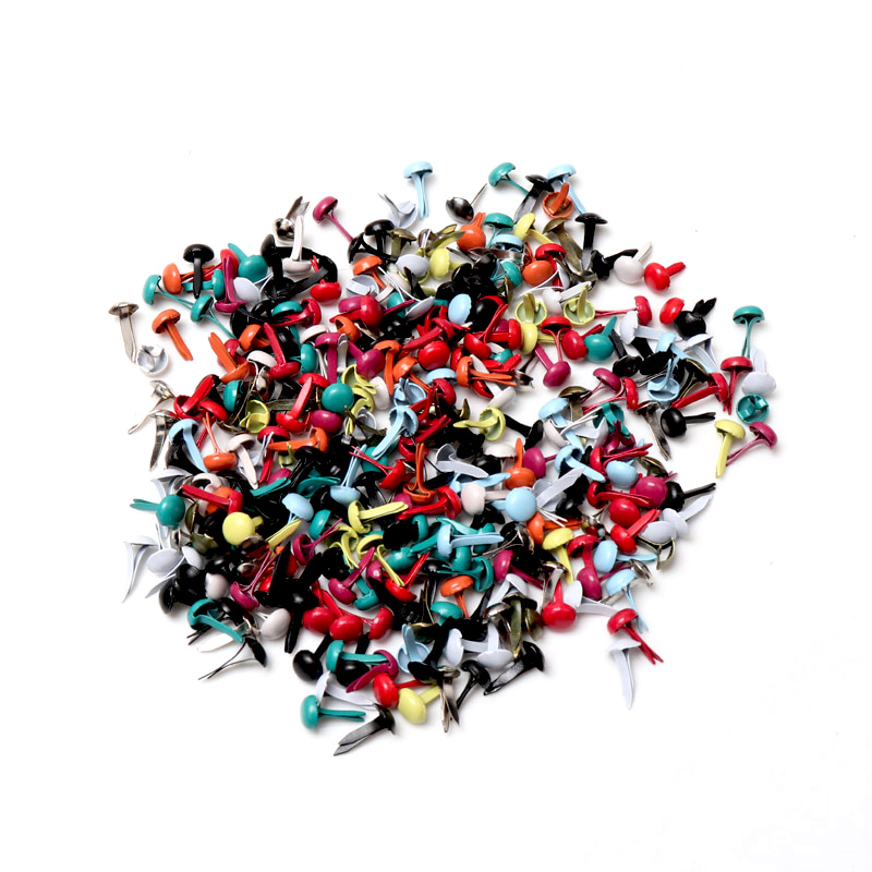 100pcs Mixed Multicolor Round  - Embellishments For Scrapbooking 评论和价格