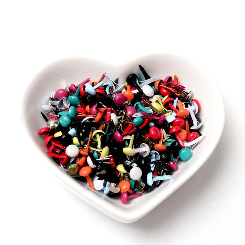 100pcs Mixed Multicolor Round  - Embellishments For Scrapbooking 评论和价格