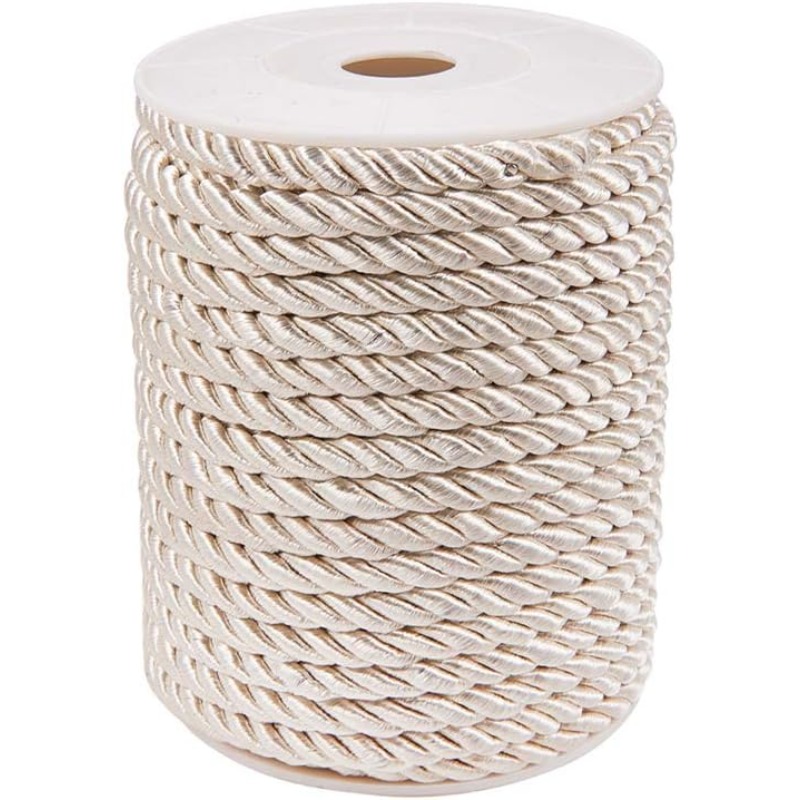 About 50 Feet Craft Nylon Rope - Cord Trim Twisted 评论和价格