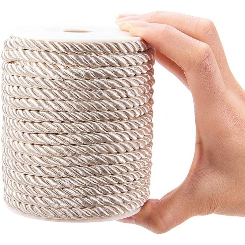About 50 Feet Craft Nylon Rope - Cord Trim Twisted 评论和价格