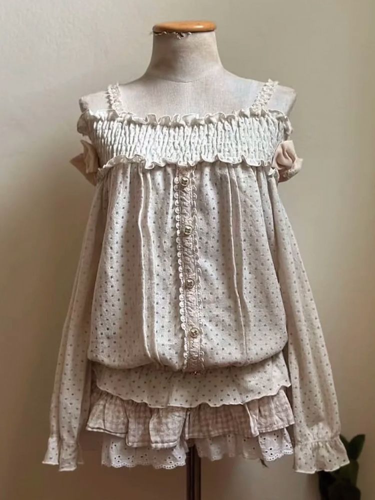 Sweet Japanese Vintage Petite  - Elastic Lace Trim 评论和价格