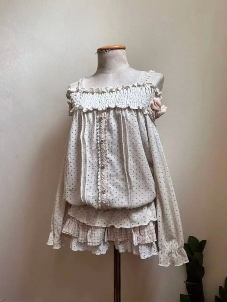 Sweet Japanese Vintage Petite  - Elastic Lace Trim 评论和价格