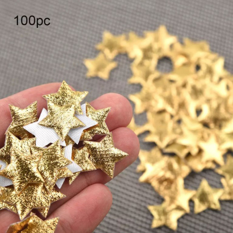 100Pcs Gold/Silver Stars For C - Embellishments For Scrapbooking 评论和价格